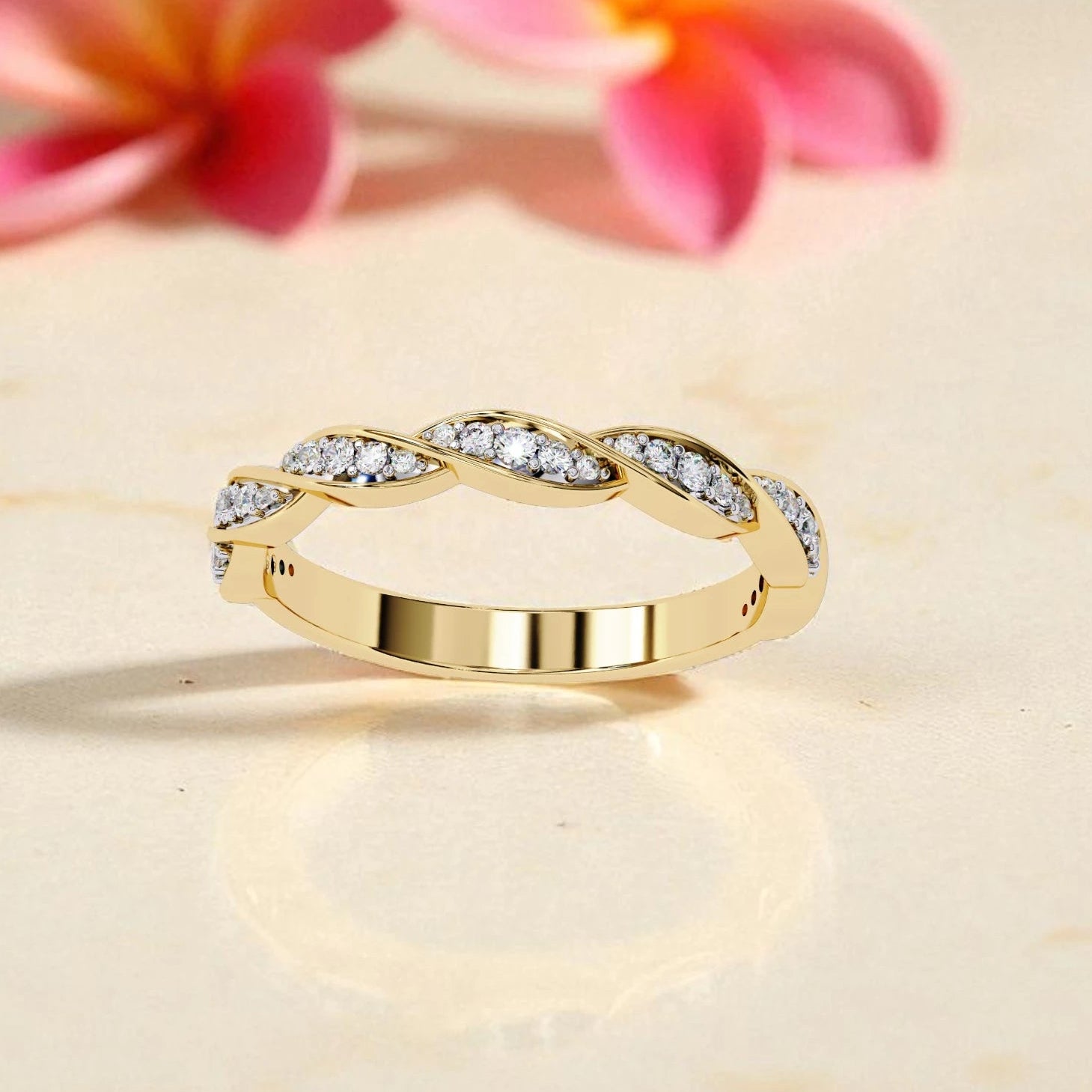 Moissanite Eternity Band Ring RG-MD-SL-100/167