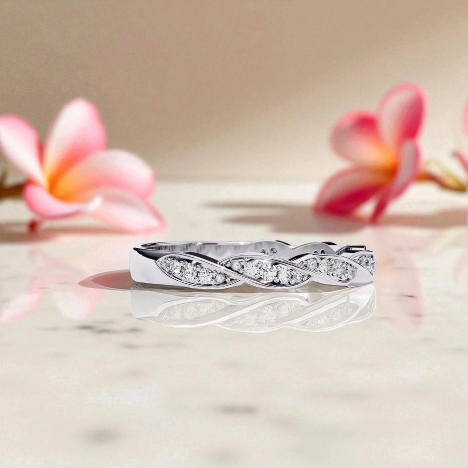 Moissanite Eternity Band Ring RG-MD-SL-100/167