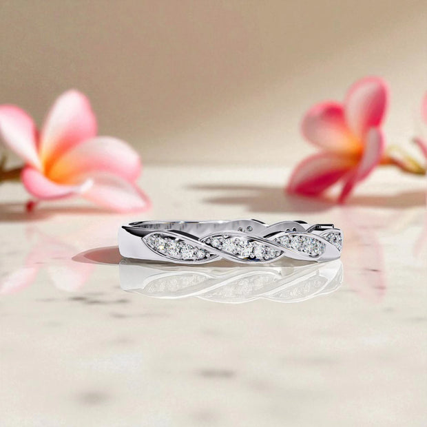 Moissanite Eternity Band Ring RG-MD-SL-100/167