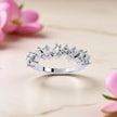 Moissanite Cluster Eternity Band Ring RG-MD-SL-100/172