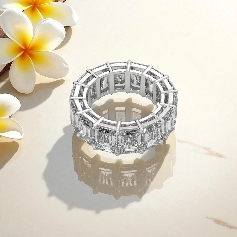 Eternity  Moissanite Band RG-MD-SL-100/18