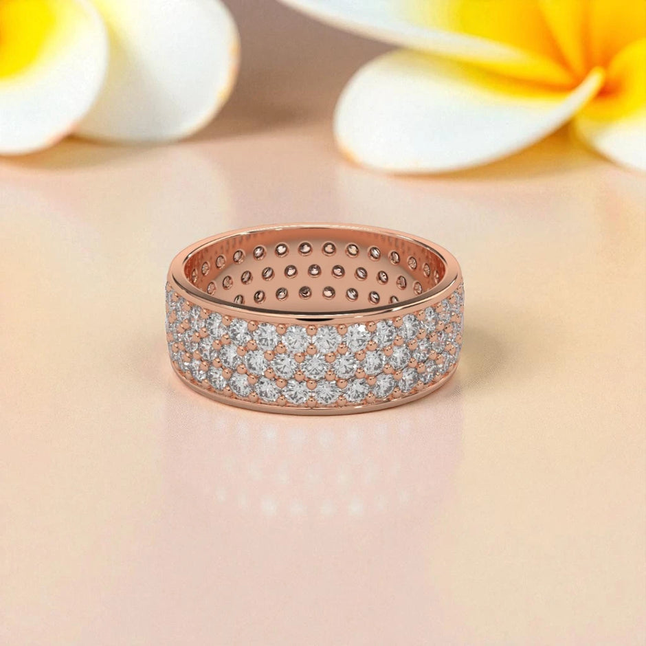Eternity Moissanite Ring Band RG-MD-SL-100/24