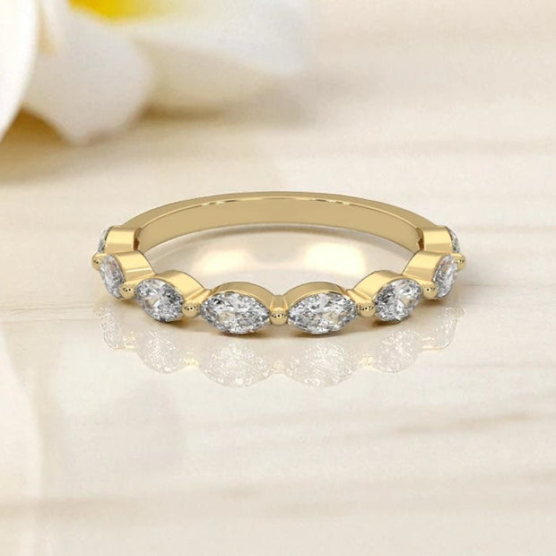 Eternity Moissanite Ring Half Band RG-MD-SL-100/26
