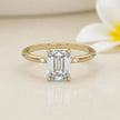 Emerald Cut Moissanite Solitaire Ring RG-MD-SL-100/32