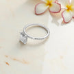 Emerald Cut Moissanite Solitaire Ring RG-MD-SL-100/32