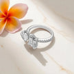 Moissanite Toi et Moi Ring RG-MD-SL-100/35