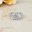 Moissanite Solitaire Ring RG-MD-SL-100/36
