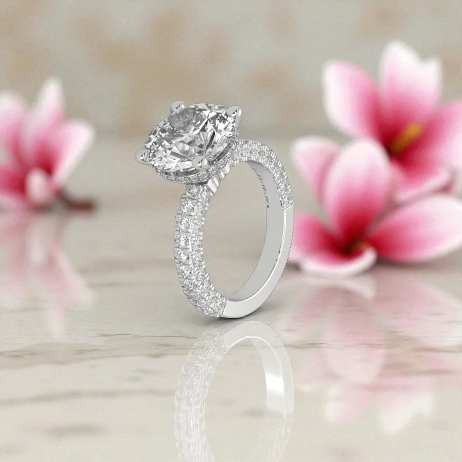 Moissanite Solitaire Ring RG-MD-SL-100/36