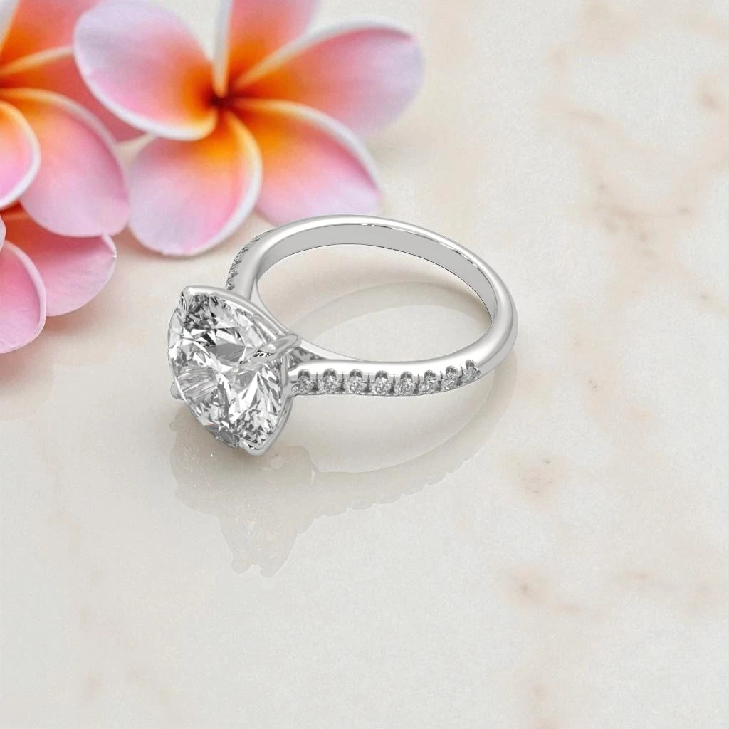 Moissanite Solitaire Ring RG-MD-SL-100/37