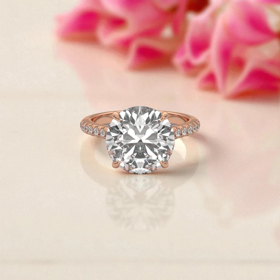 Moissanite Solitaire Ring RG-MD-SL-100/37
