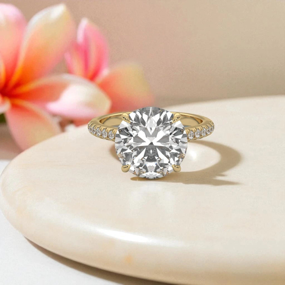 Moissanite Solitaire Ring RG-MD-SL-100/37