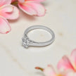 Dainty Heart Moissanite Solitaire Ring RG-MD-SL-100/39