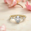 Oval Cut Moissanite Solitaire Ring RG-MD-SL-100/40