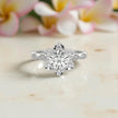 Moissanite Halo Cocktail Ring RG-MD-SL-100/44