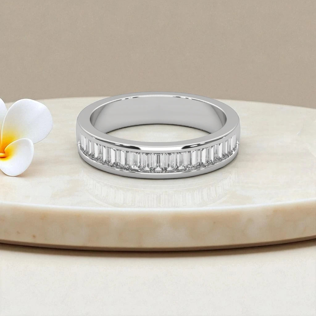 Moissanite Eternity Band Ring RG-MD-SL-100/46