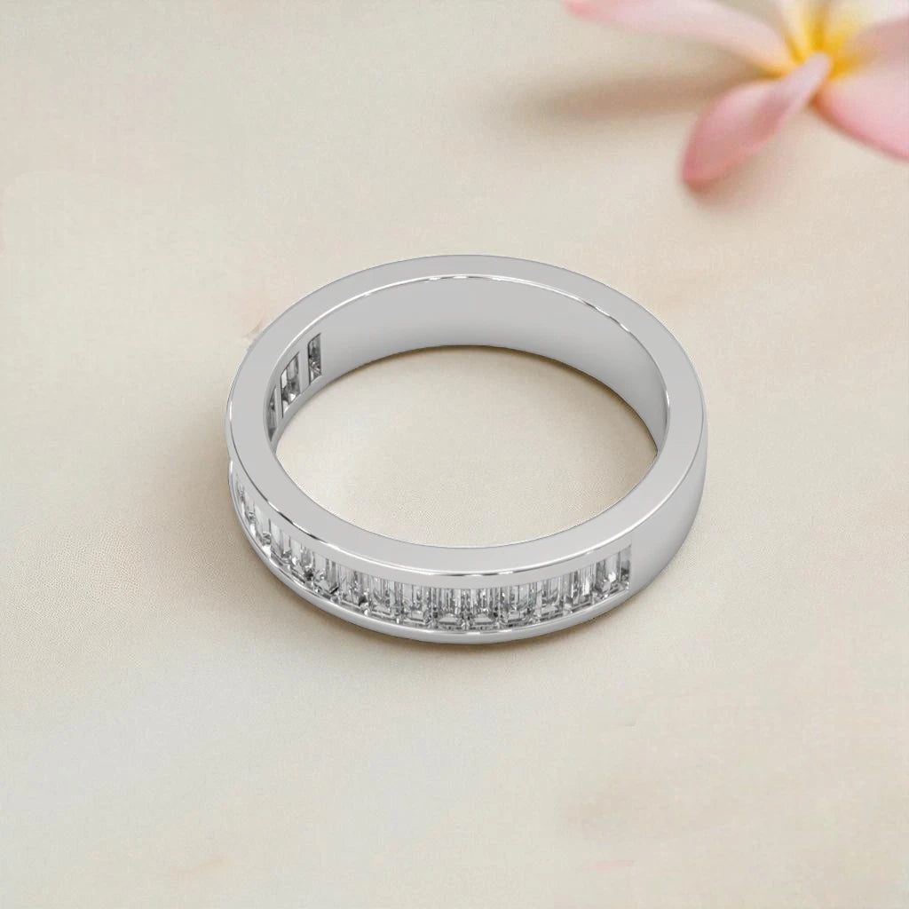 Moissanite Eternity Band Ring RG-MD-SL-100/46