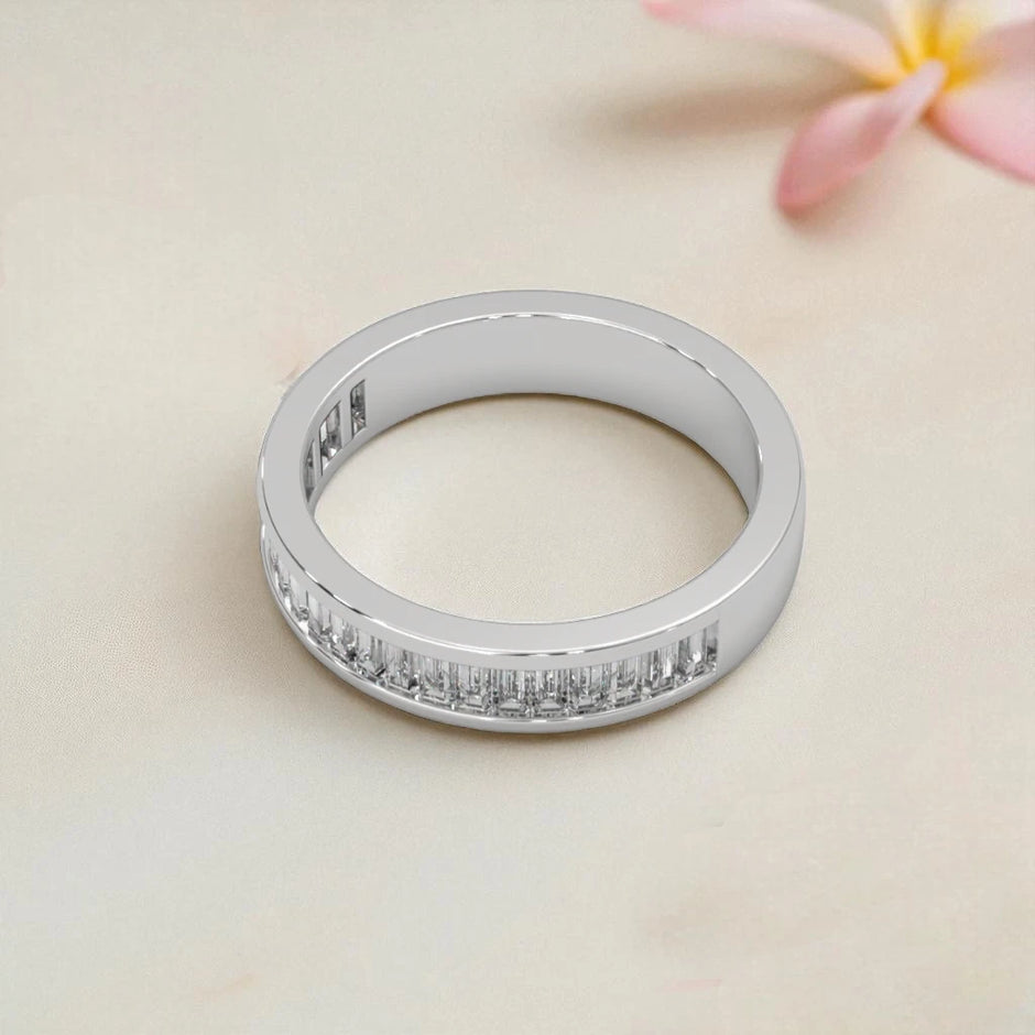 Moissanite Eternity Band Ring RG-MD-SL-100/46