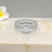 Moissanite Solitaire Wedding Ring RG-MD-SL-100/48