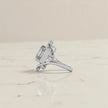 Moissanite Toi et Moi Ring RG-MD-SL-100/50