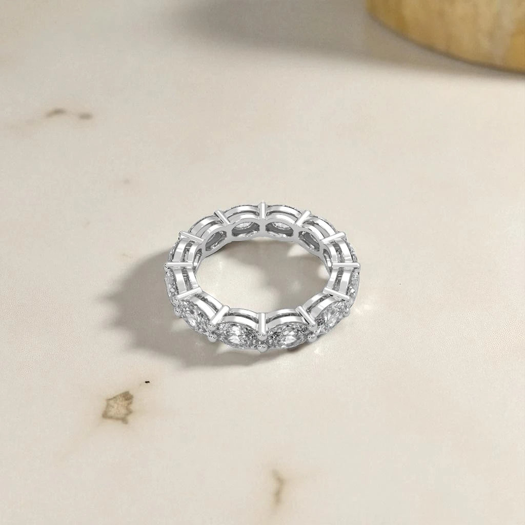 Moissanite Eternity Band Ring RG-MD-SL-100/51