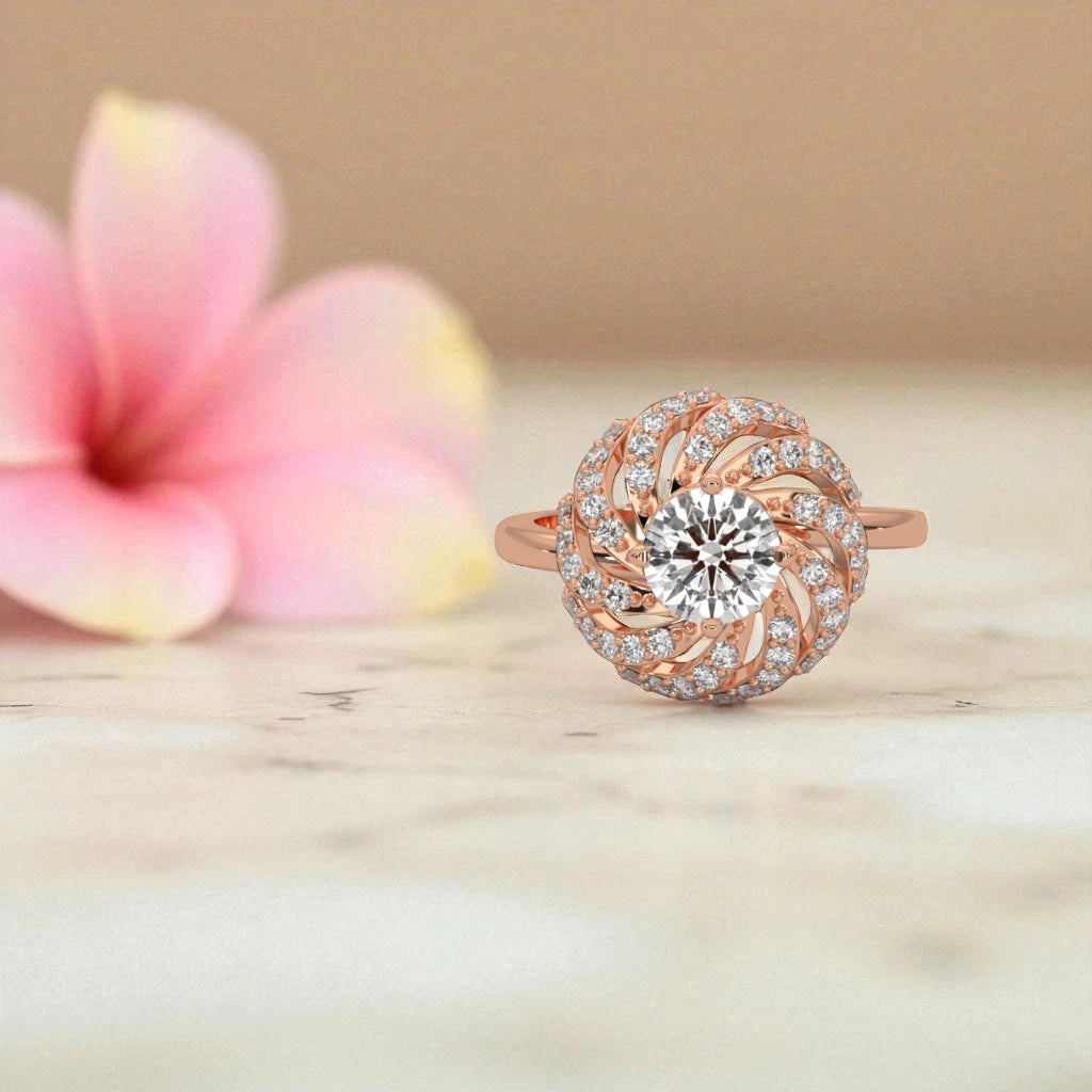 Moissanite Cocktail Ring RG-MD-SL-100/76