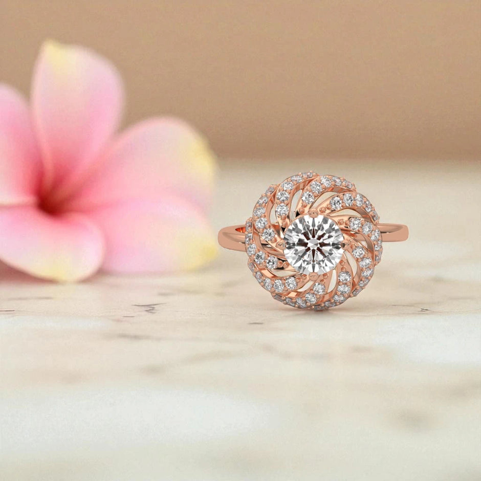 Moissanite Cocktail Ring RG-MD-SL-100/76