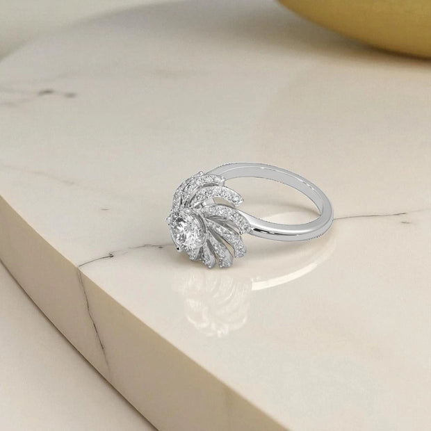 Moissanite Cocktail Ring RG-MD-SL-100/76