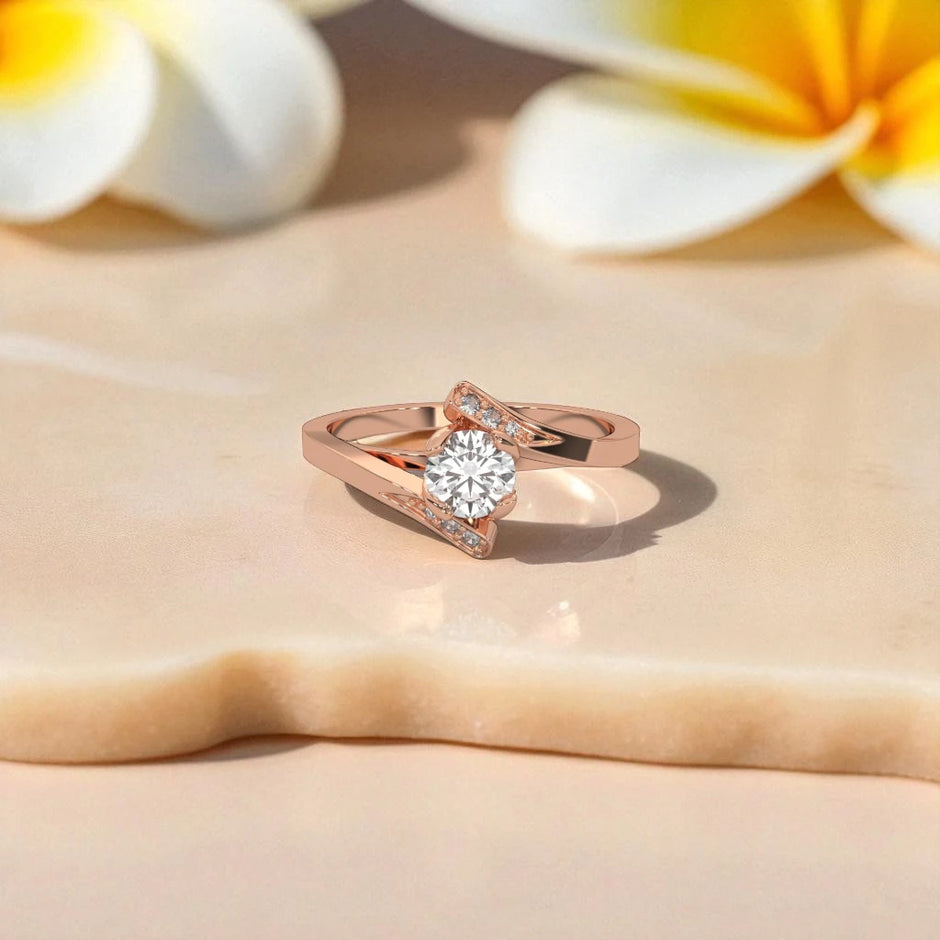 Moissanite Solitaire Ring RG-MD-SL-100/82