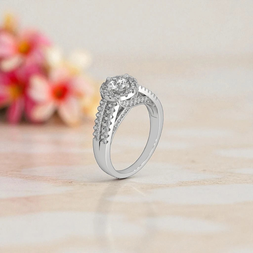 Moissanite Solitaire Ring RG-MD-SL-100/84