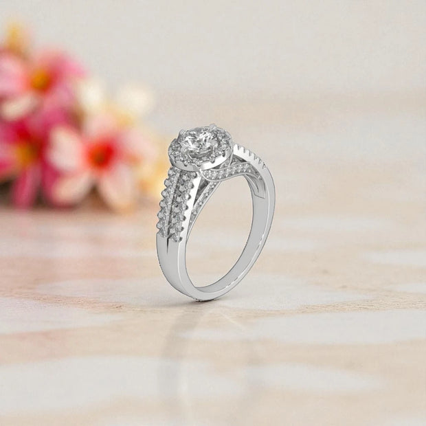 Moissanite Solitaire Ring RG-MD-SL-100/84