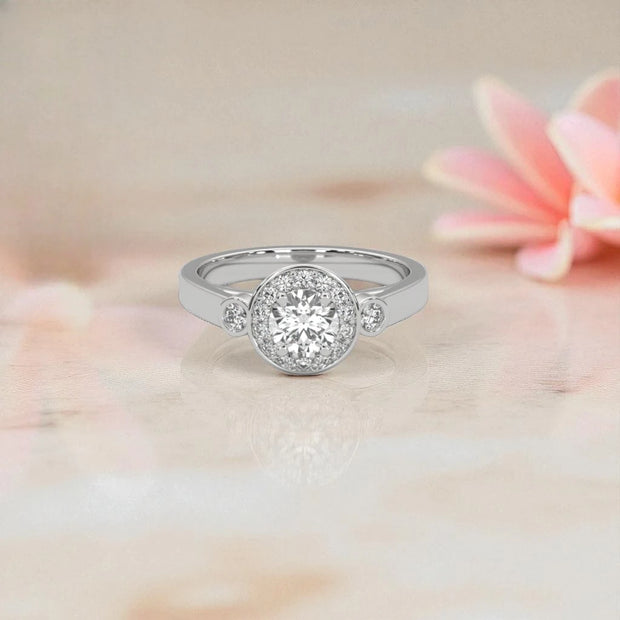 Moissanite Solitaire Ring RG-MD-SL-100/86
