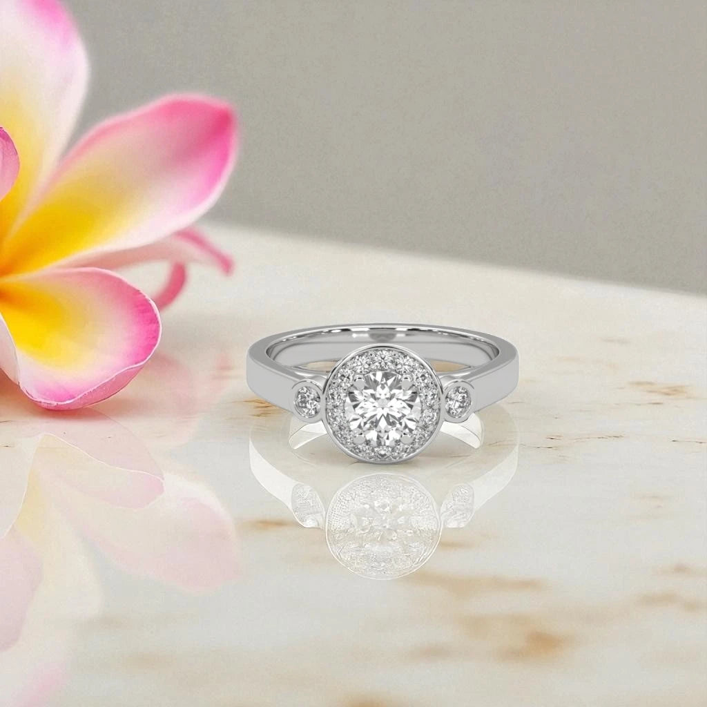 Moissanite Solitaire Ring RG-MD-SL-100/86