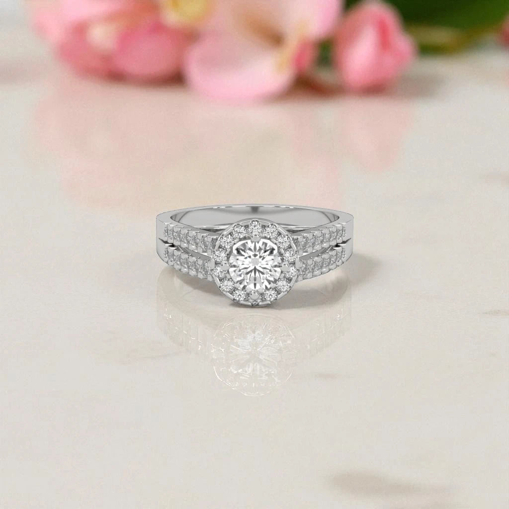 Moissanite Solitaire Ring RG-MD-SL-100/84
