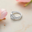 Moissanite Halo Cluster  Ring RG-MD-SL-100/87