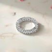Moissanite Heart Eternity Band Ring RG-MD-SL-100/93