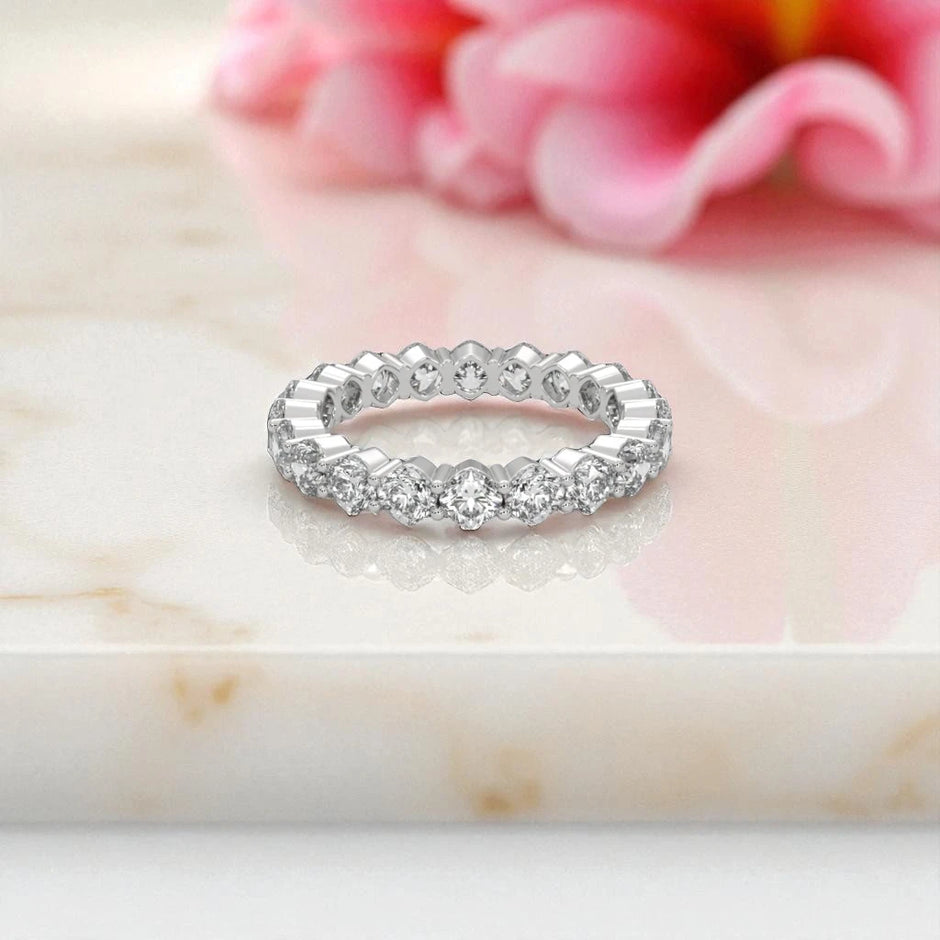Moissanite Eternity Band Ring RG-MD-SL-100/94