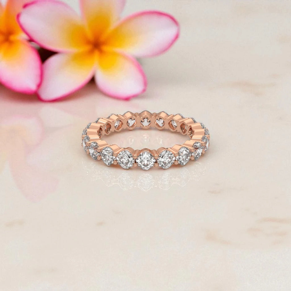 Moissanite Eternity Band Ring RG-MD-SL-100/94