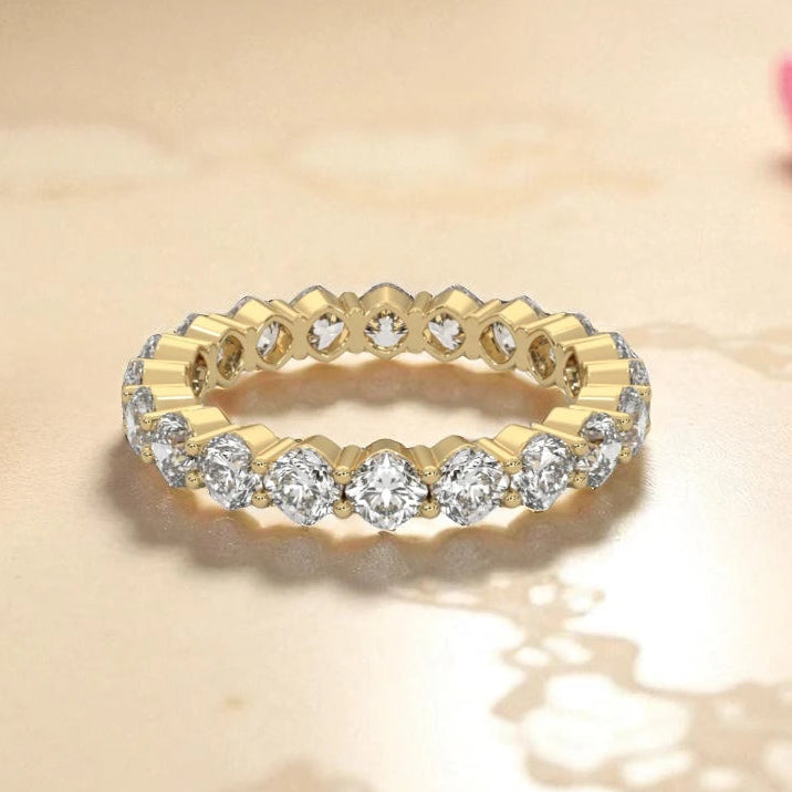Moissanite Eternity Band Ring RG-MD-SL-100/94