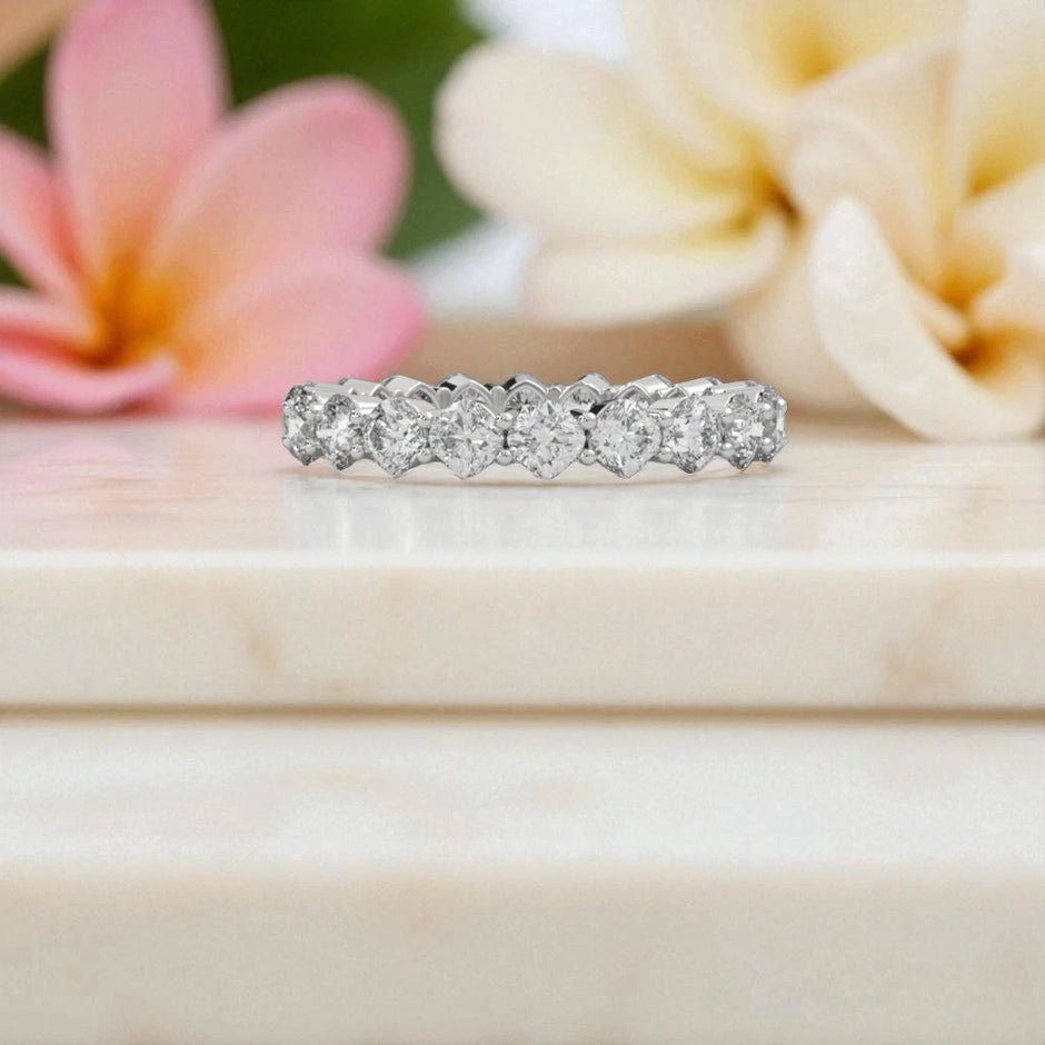 Moissanite Eternity Band Ring RG-MD-SL-100/94