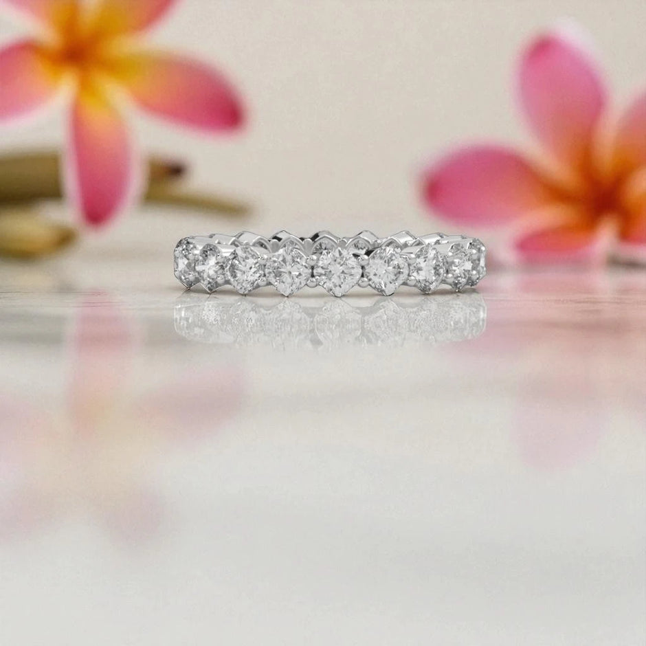Moissanite Eternity Band Ring RG-MD-SL-100/94