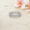 Moissanite Eternity Band Ring RG-MD-SL-100/95