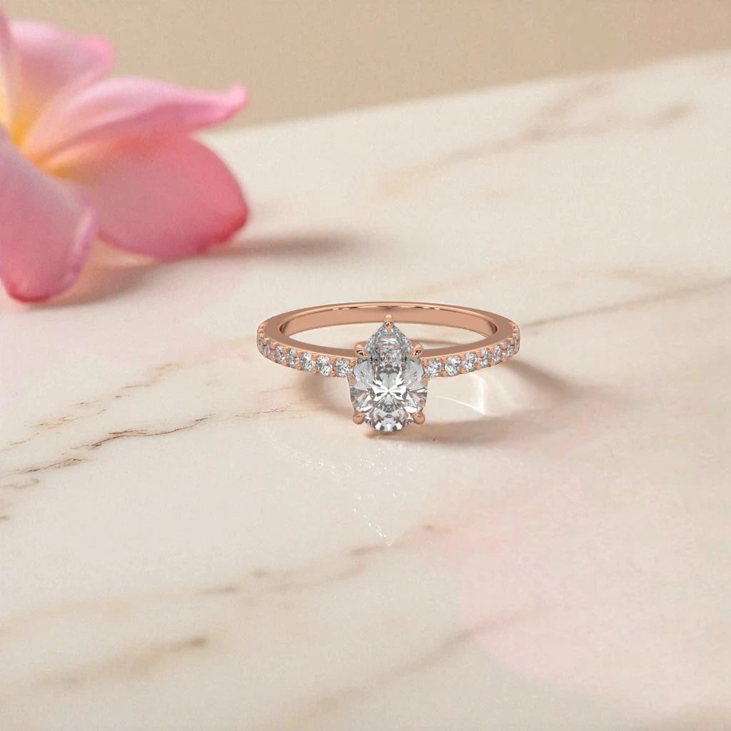 Moissanite Solitaire Ring RG-MD-SL-100/96