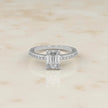 Emerald Cut Moissanite Solitaire Ring RG-MD-SL-100/97