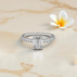 Emerald Cut Moissanite Solitaire Ring RG-MD-SL-100/97