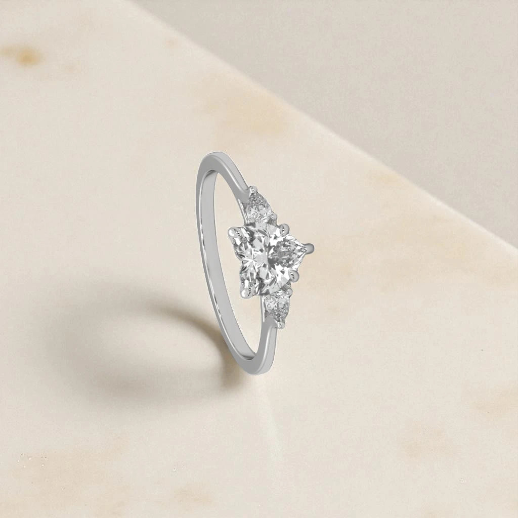 Moissanite Solitaire Ring RG-MD-SL-100/98