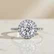 Moissanite Solitaire Halo Ring RG-MD-SL-200/12