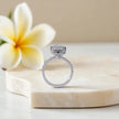 Moissanite Solitaire Halo Ring RG-MD-SL-200/10