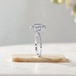 Moissanite Solitaire Halo Ring RG-MD-SL-200/10