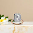 Moissanite Solitaire Halo Ring RG-MD-SL-200/10
