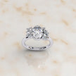 Moissanite Solitaire Cluster Ring RG-MD-SL-200/19